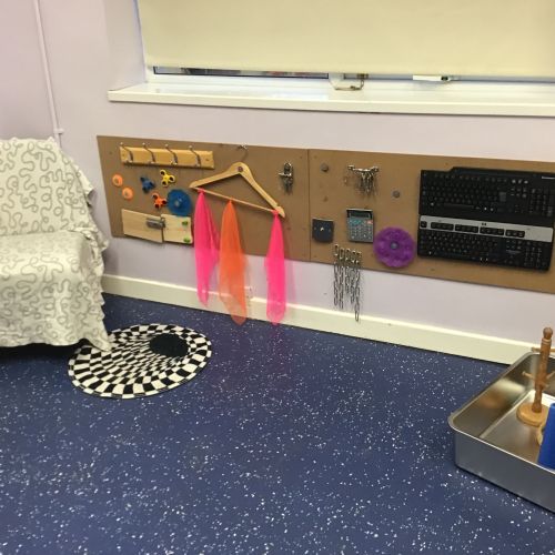 Our sensory room.